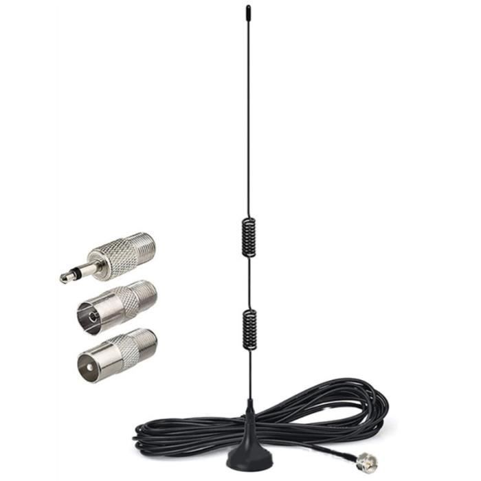 Antenne récepteur stéréo AM-FM 50 ohm, récepteur de cinéma maison, tuner, base magnétique, radio FM, accesso
