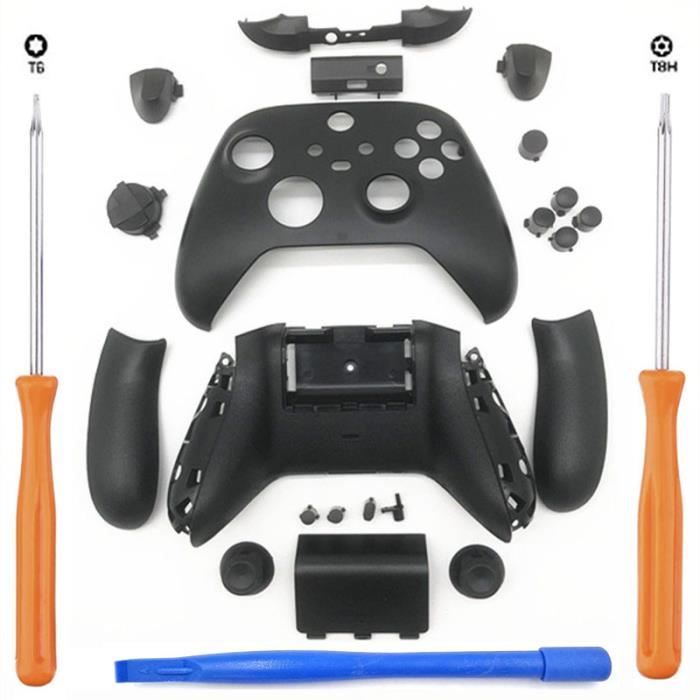 Le noir Ensemble complet de pour Xbox série S et Xbox série X, boîtier, coque avant