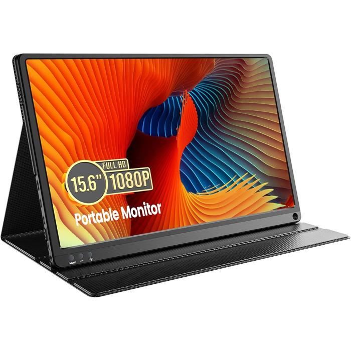 Écran Portable CUIUIC 15,6" IPS - USB-C/HDMI Pour PC, Mac, PS5