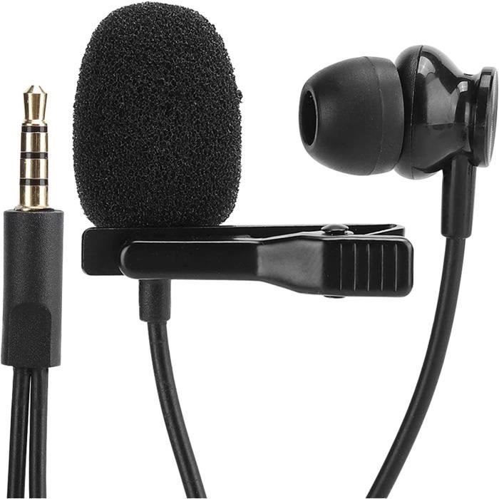 Petit Micro Mini Micro Cravate, Microphone Universel Multifonctionnel De Poche À ...