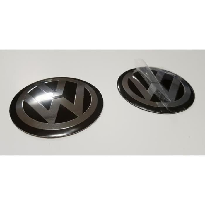 INSIGNE AUTO 4x Logo Jante 60 mm Alu Cache Centre De Roue Emblème Sticks Autocollant
