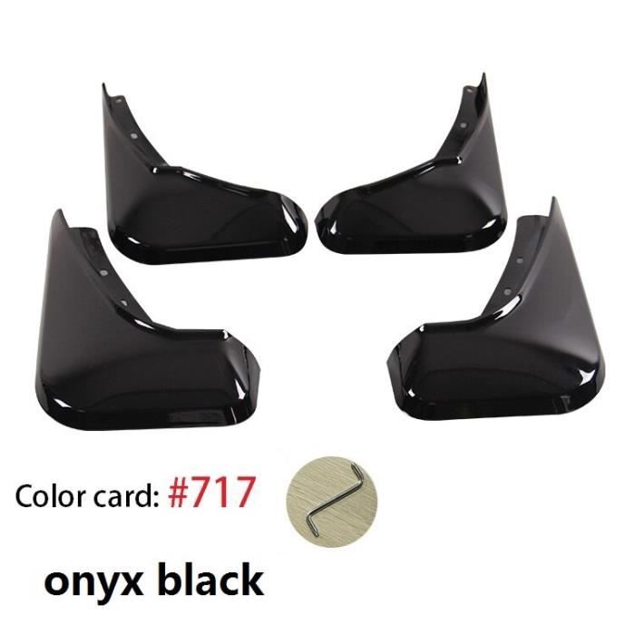 Kit De 2 Bavettes Arrière Pour Volvo V40 2012-2025 - En Caoutchouc, Noir, Fixations Fournies