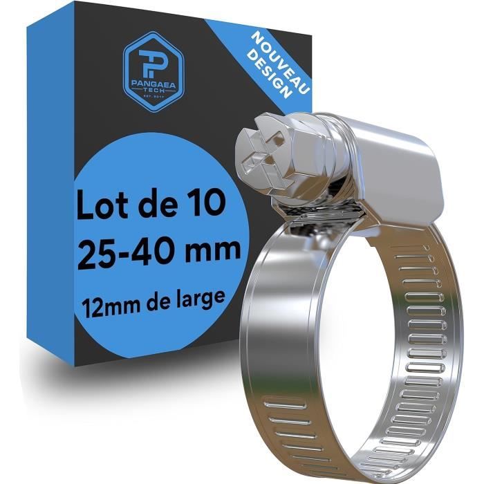 ACE 25 Edelstahl-Kabelschellen Nicht Perforiert - Größe W4, 12 Mm Breite, Für Durchmesser 25-40 Mm