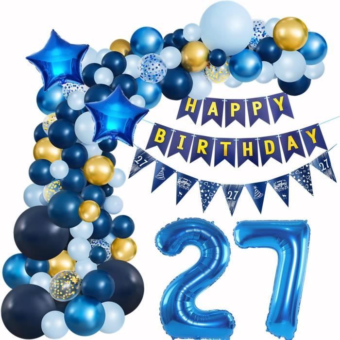 Ballon 36 Ans Anniversaire Homme, Kit De Décoration D'Anniversaire 36