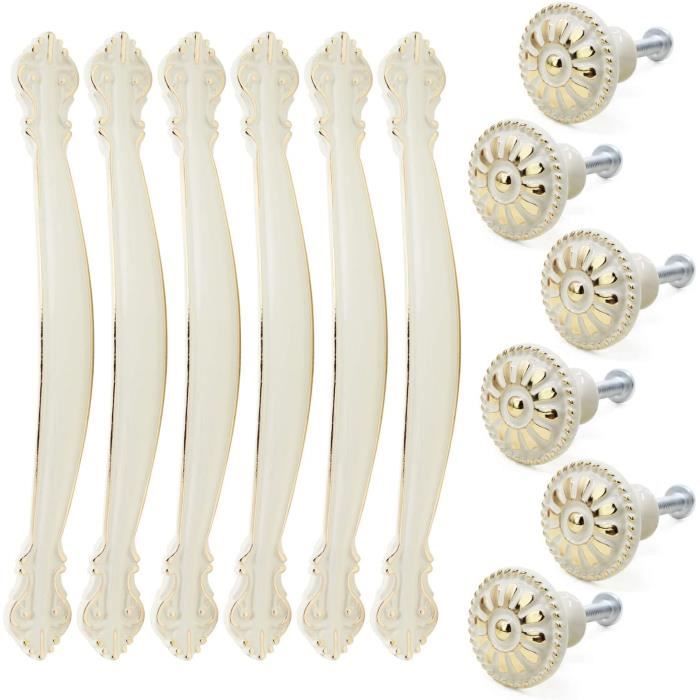Ensemble De Poignées De Porte En Laiton Style Crocodile Artisanat Paire