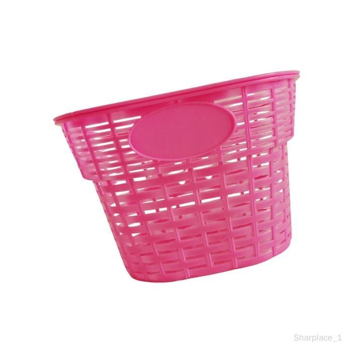 Panier Avant Pour Vélo Enfant - Avec Sangles, En PP Résistant, Idéal Pour Jouets Et Petites Courses
