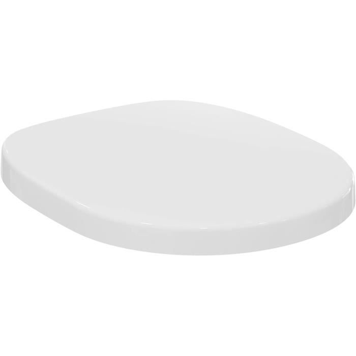 Abattant Wc Familial Lunette Toilettes 2 En 1 Siège De Toilette Blanc