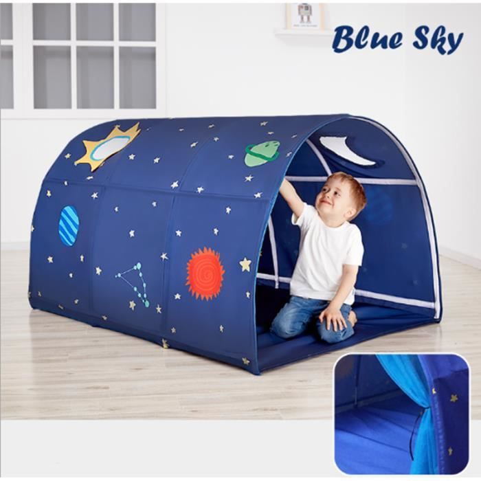 Tente De Lit Enfant Garcon Univers Interieur Jouer Tente Cadeau Moustiquaires Ciels De Lit Jardin 100 140 80cm Cdiscount Maison