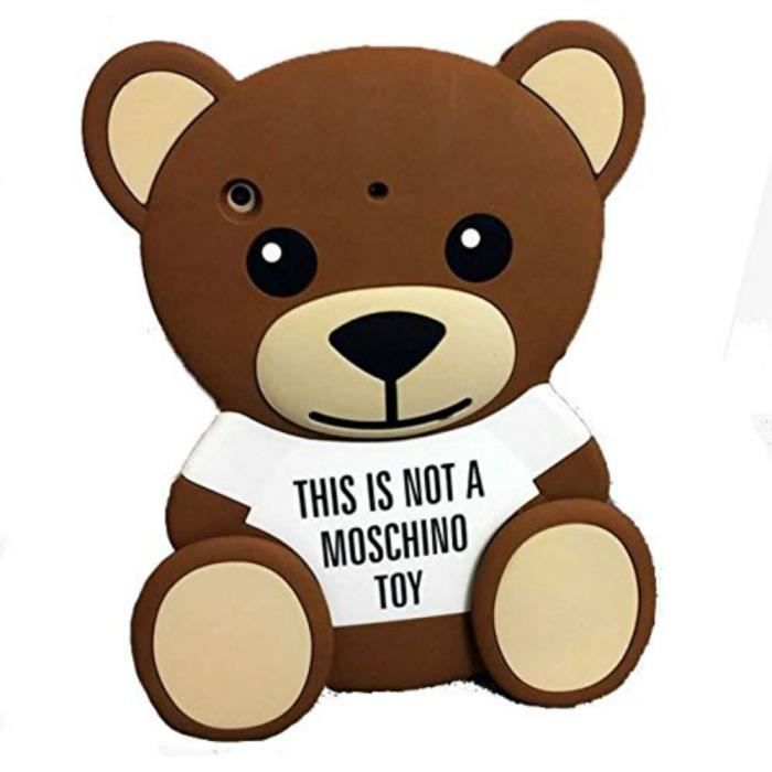 Coque Iphone Se 5 5s Dessin Anime Bebe Mignon Ours Brun En Peluche Jouet En Silicone Souple Cas De Telephone Cdiscount Telephonie