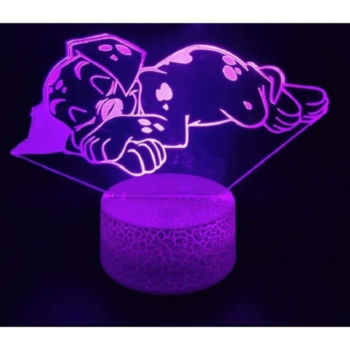 Veilleuse D'ours Coloré De Feu D'artifice 3D Atmosphère Lumière 7