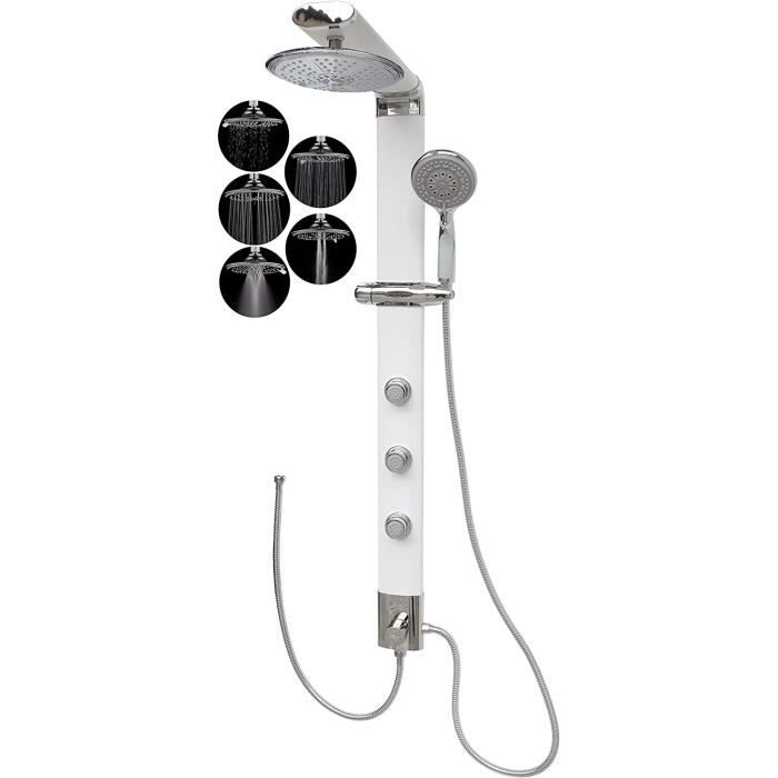 LIWIpanneau de douche hydromassante sans mitigeur colonne douche