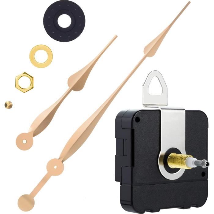 Mécanisme D'horloge à Couple élevé Hicarer - Axe Long 28mm - Pour Aiguilles Jusqu'à 12 Pouces