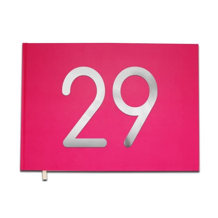 Livre D Or 29 Ans Anniversaire Mariage Retraite Lettres Chromees 100 Pages Qualite Premium Uttscheid Couleur Rose M Achat Vente Livre D Or Livre D Or 29 Ans Cdiscount