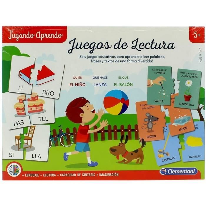 Apprendre à lire et à écrire Clementoni 55310 Jeu de Lecture 18269 ...