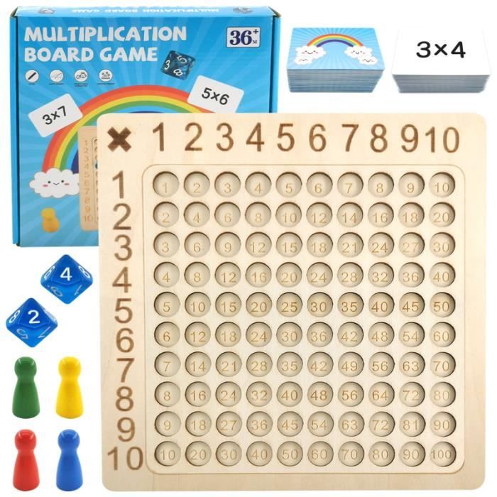 Table de Multiplication, 1 x 1 Montessori Maths Jouet Éducatif