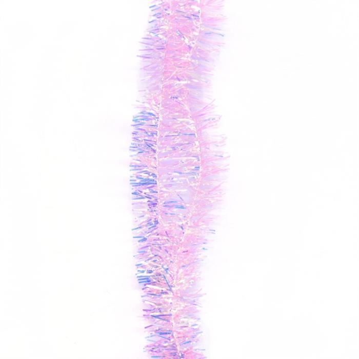 Guirlande En Rotin De Couleur Arc-En-Ciel De 2 M, Ornements D'arbre De Noël,  Hauts De Ruban, Décor Du Nouvel An [C1969E4] - Cdiscount Maison