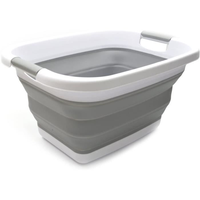 Panier à Linge Pliable En Tissu - Grand Modèle, Coton Et Lin, Pour Chambre Ou Salle De Bain