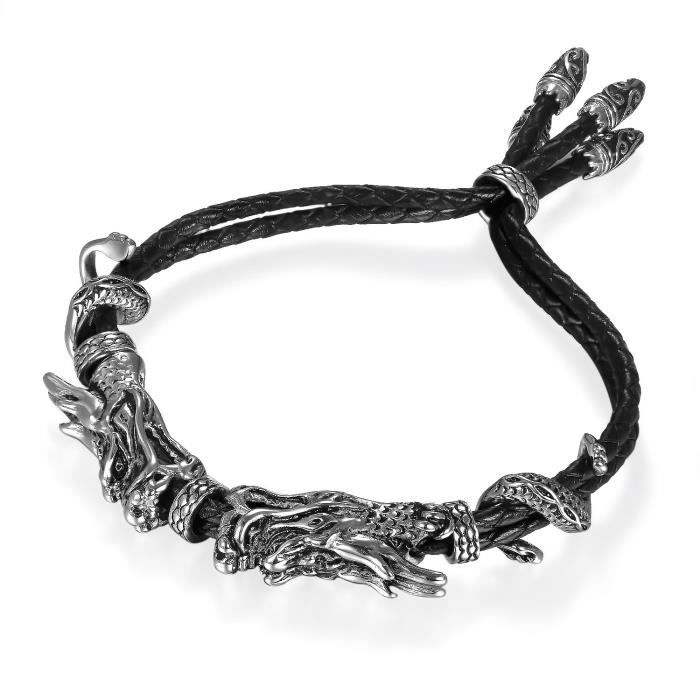 bracelet cuir homme dragon bracelet cuir homme dragon