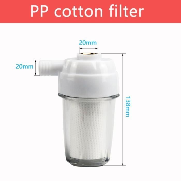 Filtre à Eau Pour Chauffe-Eau - Préfiltre Coton PP Anti-Calcaire Et Saletés