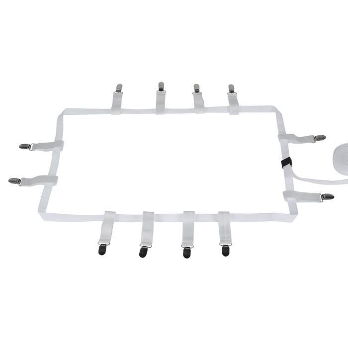 EUPSIIU Lot De 8 Pinces à Moufles Extensibles - Pour Enfants - Élastiques Colorés - Anti-perte école