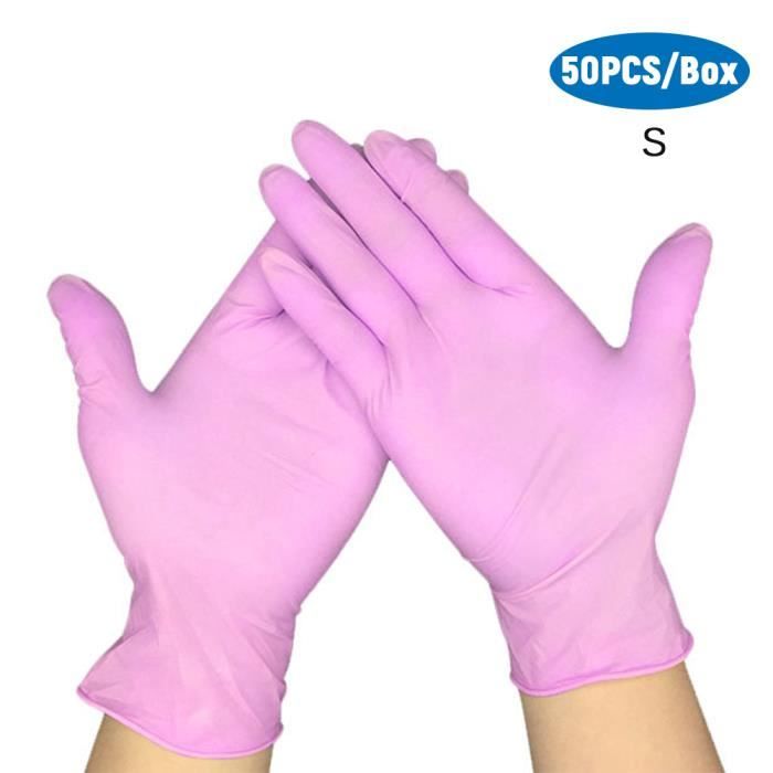 Gants nitrile rose pas cher Clearance