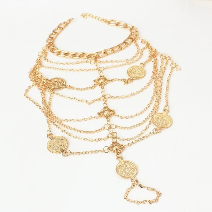 Bracelet Cheville Ananas Et Tortue - Perles Multicouches - Style Plage Bohème - Fille/Femme