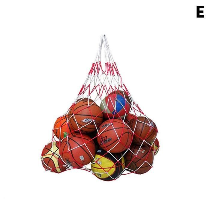 Sac Ballon De Sport - Tissu Oxford 50x33cm - Poche Zippée - Maille Respirante - Sangle Réglable - Basket/Foot/Volley