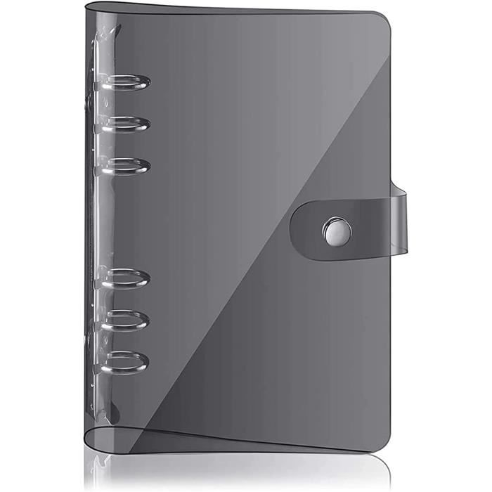 A5 Couverture De Classeur À Anneaux En Pvc Souple 6 Trous Classeur À Anneaux Rechargeable