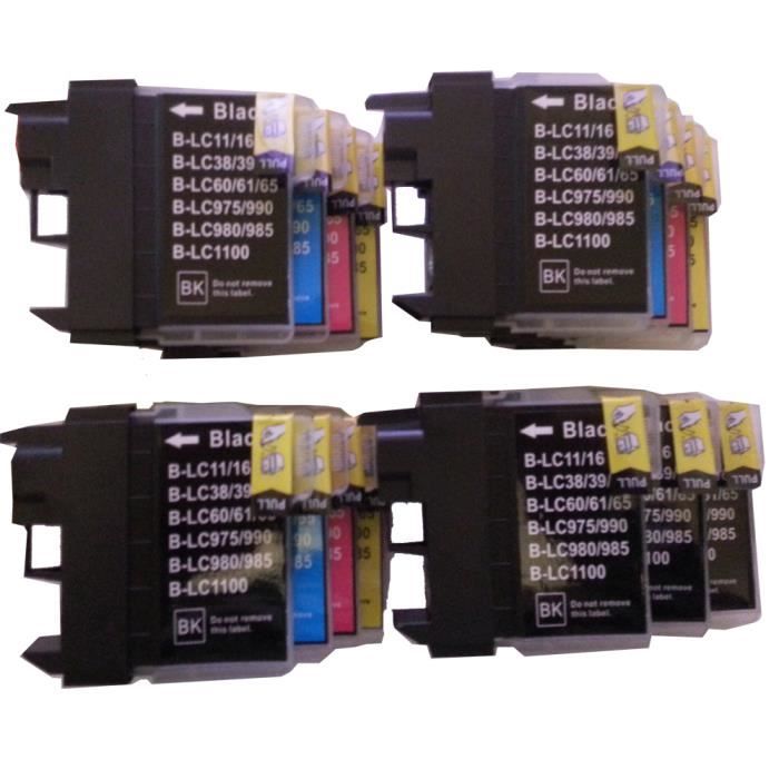 30 CARTUCCE XL Inchiostro Per Brother LC980 LC985 LC1100 XL - Foto 6