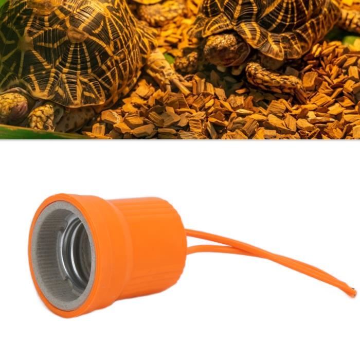 Meilleurs prix pour Lampe chauffante pour volaille - Lampe chauffante 220V, pour Animal Domestique 220-240V (Petite Douille de Lampe Orange)-HEQ