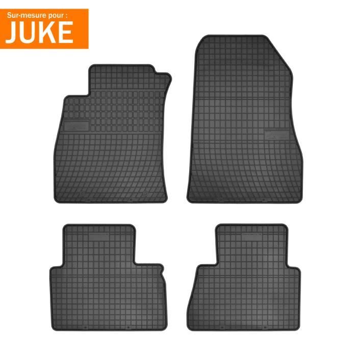 DBS - Tapis voiture / auto - Sur Mesure pour JUKE (2010 - 2020) - 4 pièces - Antidérapant - Souple - 100% Caoutchouc