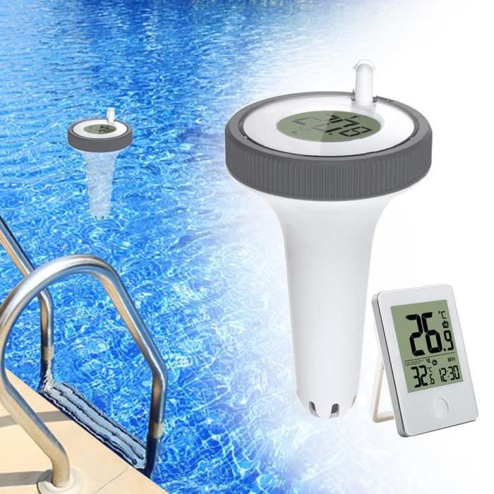Thermomètre de piscine flottante pratique sans fil mesure précise de la  tempé