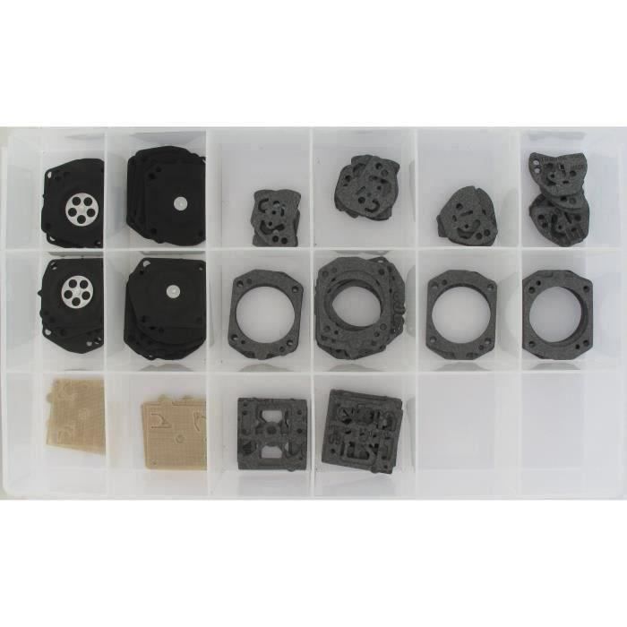 Coffret assortiment de joints adaptables pour carburateurs WALBRO D10-HD, D10-HDA et D22-HDA