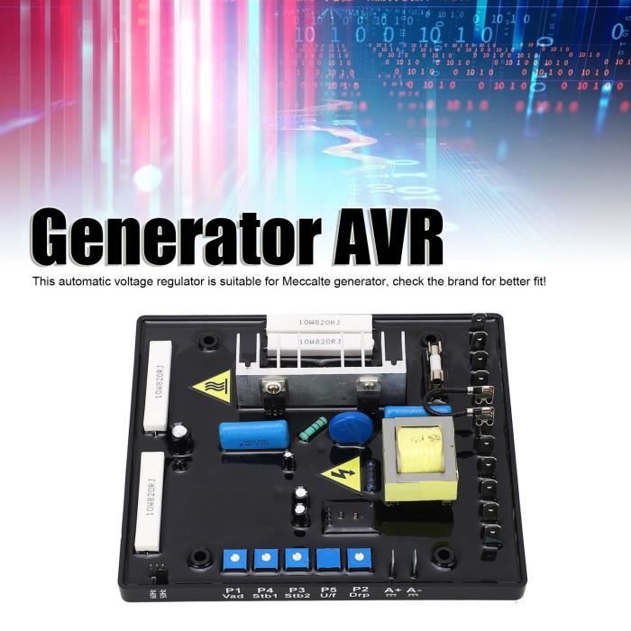 Régulateur Tension MX341 AVR - 170-220V Triphasé Pour Générateur
