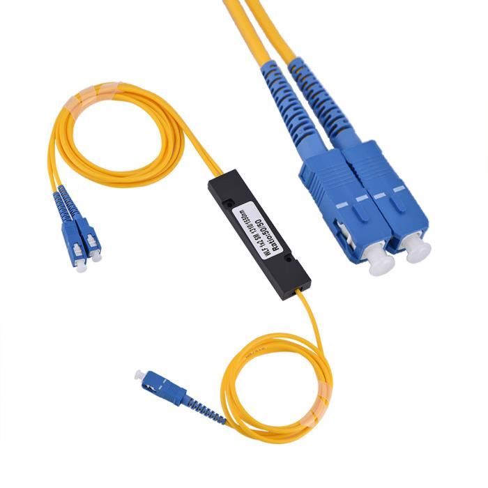 SUC-Splitter optique à fibre optique 1 vers 2 SC avec connecteur SC