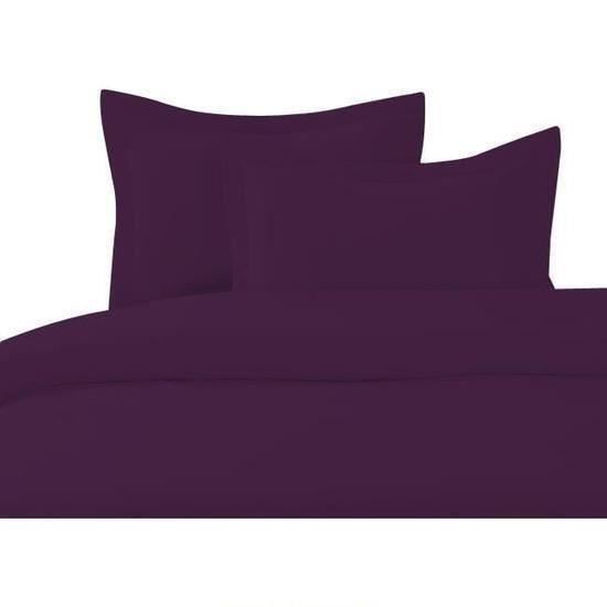 Housse de couette percale de coton (240 x 220 cm) Cali Bleu marine
