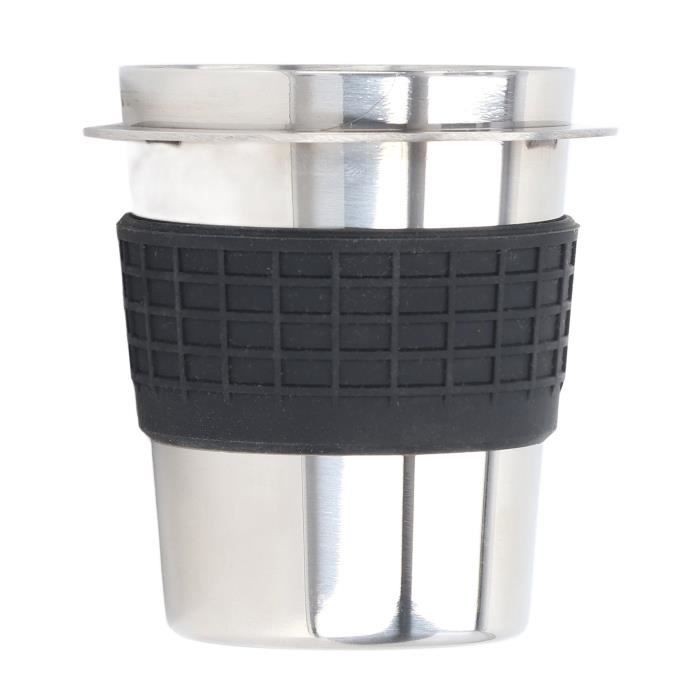 HURRISE Tasse doseuse en acier inoxydable Poignée de machine à café de tasse  de dosage de café d'acier inoxydable de 58mm - Cdiscount Electroménager