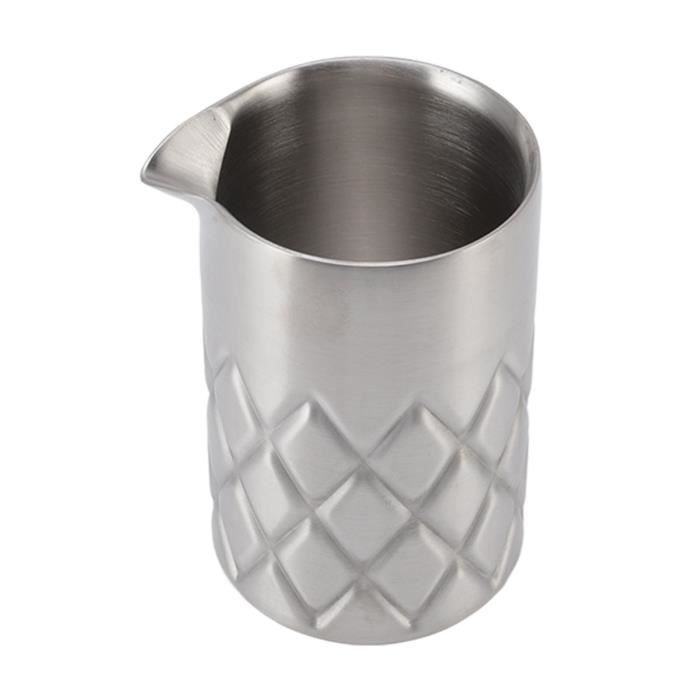 Verre à Mélanger Cocktail En Acier Inoxydable - 500ml - Pour Shaker Et Préparation De Boissons - Style Pro