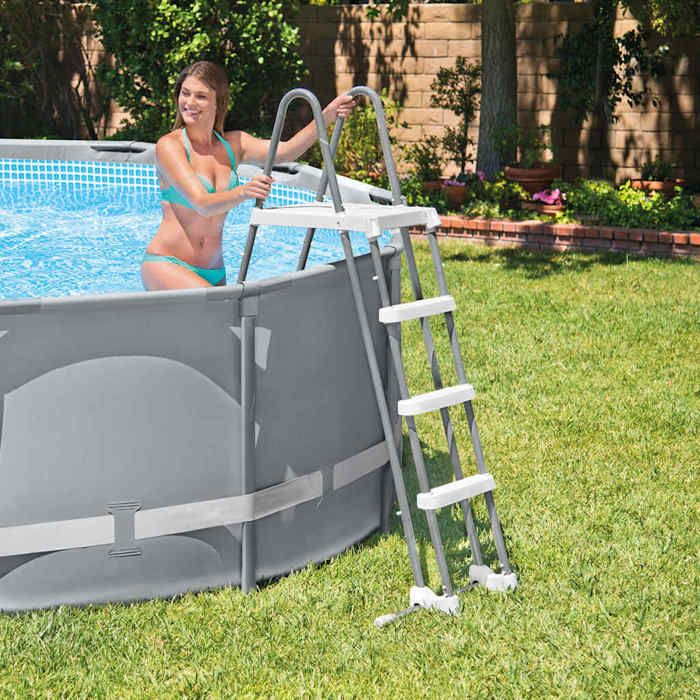 Intex &eacute;chelle de s&eacute;curit&eacute; pour piscine &agrave; 4 marches 122 cm