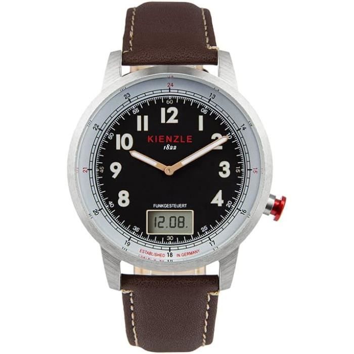 Montre Bracelet Vintage TrOPbY Trophy Unisexe à Quartz - Chrono, Cadran Blanc, Acier
