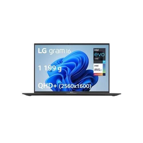 LG PC portable gram 16Z90R-AA78F i7/16/1 16 Intel Core i7-1360P 16 Go RAM 1024 Go SSD Noir - 8806084101983
