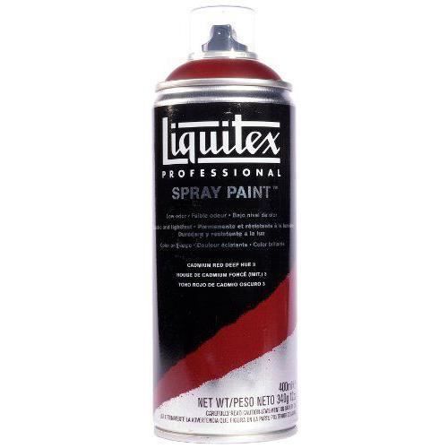 Liquitex Bombe de peinture aérosol 400 ml Rouge de cadmium foncé imitation - 02398