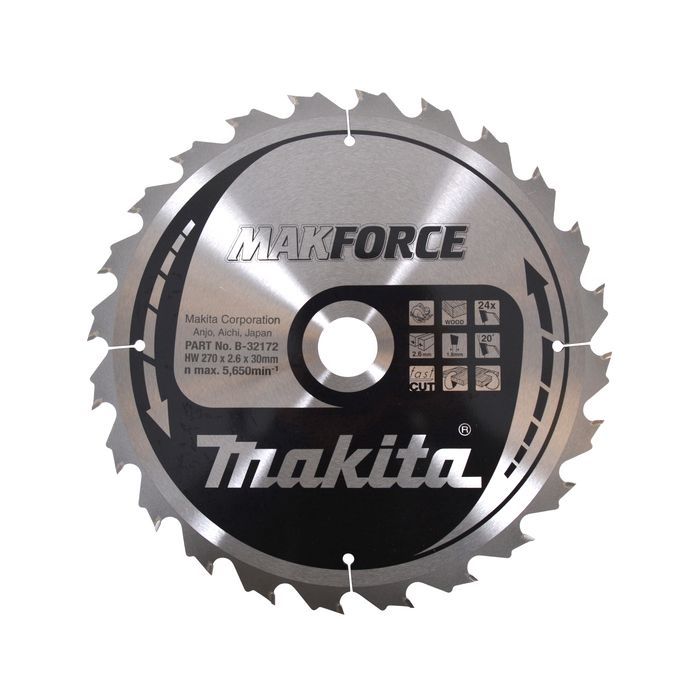 Lame de scie circulaire makforce Ø 270x30x24z - vue 2