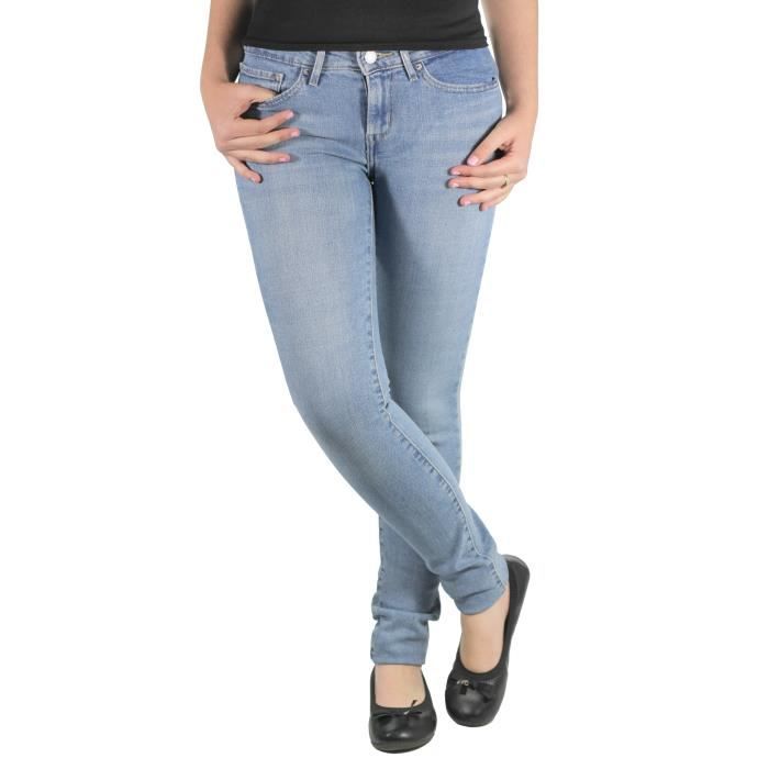 Jeans femme LEVIS 711 RUGGED WINDS Bleu clair - Cdiscount Prêt-à-Porter