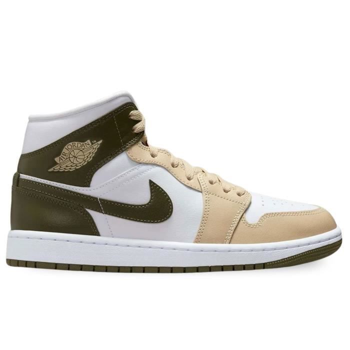 Nike Nike Wmns Air Jordan 1 Mid Chaussures pour Femme Blanc BQ6472-120