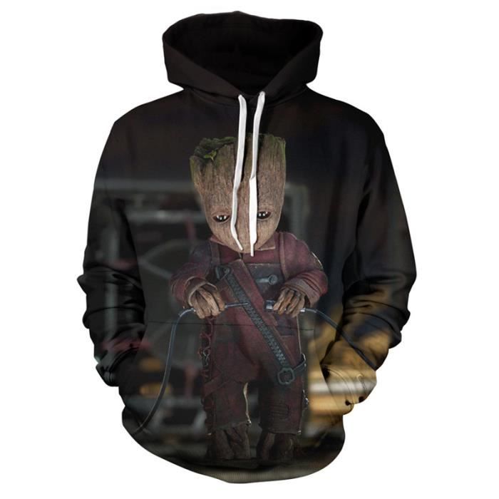 LCW Kids Sweat-shirts à Capuche et Pantalons de Survêtement Garçon Imprimés Marvel à Manches Longues - W28183Z4-GLL - LC Waikiki