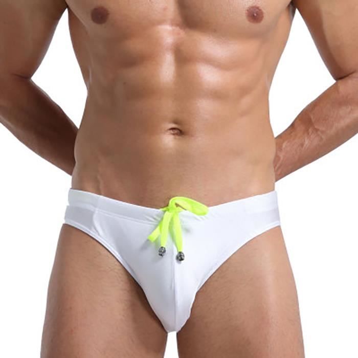 Slip De Bain Homme N2N Transparent Blanc - Taille L, Occasion Bon état, Style Sexy/gay