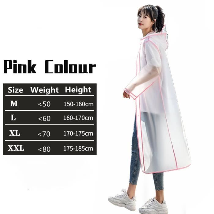 Lot De 3 Ponchos De Pluie EVA Transparents - Imperméables, Pliables, Taille Unique