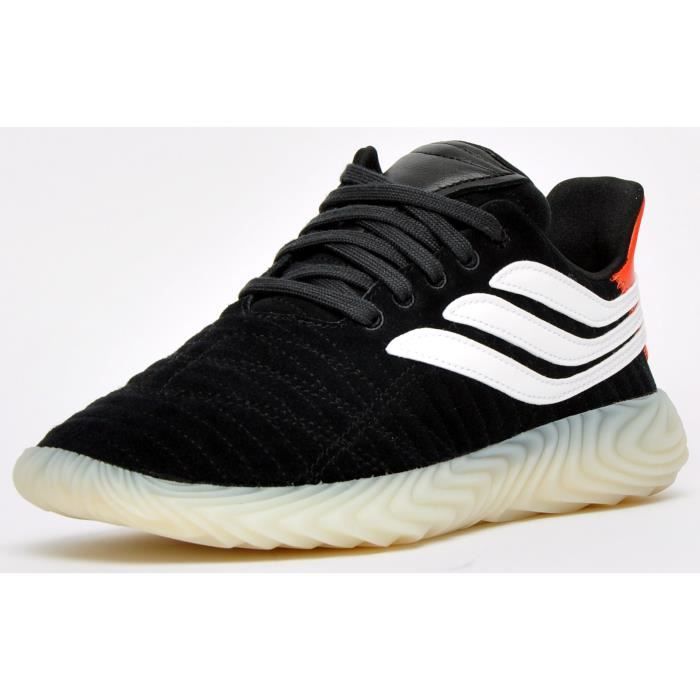 Adidas Originals Sobakov Baskets À Lacets Tige En Cuir Hommes Noir/blanc -  Cdiscount Chaussures