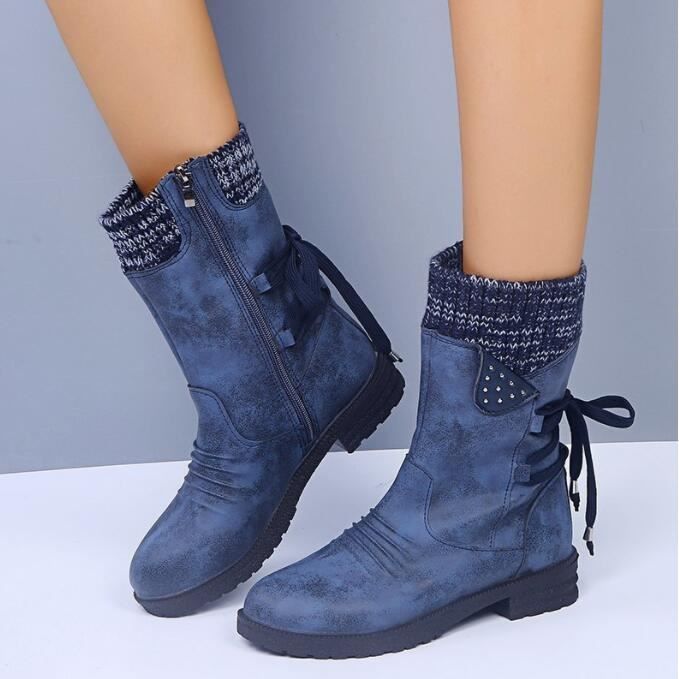 Bottines femme à lacets rétro hotsell